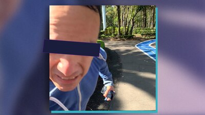 El hombre, identificado como Rolando, aseguró que la denunciante comenzó con la agresión