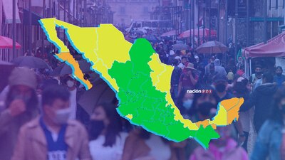 La Secretaría de Salud presentó el semáforo epidemiológico para las próximas dos semanas