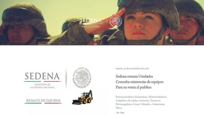 Este sitio web clonó a la página oficial de la Sedena para supuestamente cometer fraudes