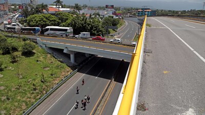 Tras los estudios de geofísica, la STC decidió abrir dos carriles del Paso Exprés