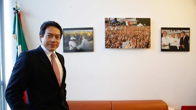 El senador Mario Delgado  es otro de los aspirantes a suceder en el cargo a Miguel Ángel Mancera