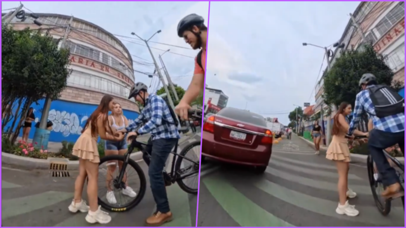VIDEO: Agresión a ciclistas en Calzada de Tlalpan desata polémica en redes