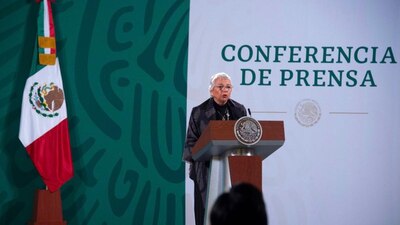 La encargada de la política interior del país ofrece conferencia mañanera