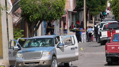El velorio era de una persona cuyos restos fueron localizados en una de las fosas clandestinas en Irapuato.