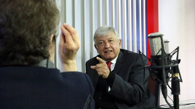 López Obrador fue entrevistado este miércoles en el programa de radio de la periodista