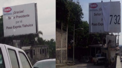 Las muestras de agradecimiento por el Paso Exprés 'desaparecieron' este jueves