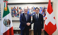 Presidente de Suiza llega a México para reunirse con Sheinbaum