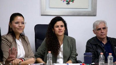 La exsecretaria de Gobernación inició trabajos como nueva presidenta nacional de Morena