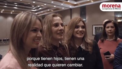 Beatriz tuvo un encuentro con morenistas a quienes aseguró que el papel de la mujer en México es muy importante