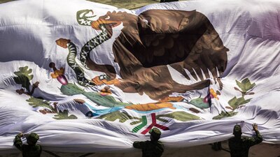 El águila devorando a la serpiente es símbolo de México ante el mundo