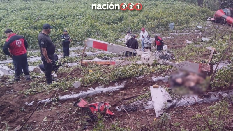Se desploma helicóptero en Edomex; era un taxi aéreo en el que murieron 2 personas