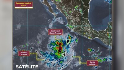 Se pronostica que evolucione a huracán categoría 1, para el viernes 14 de julio