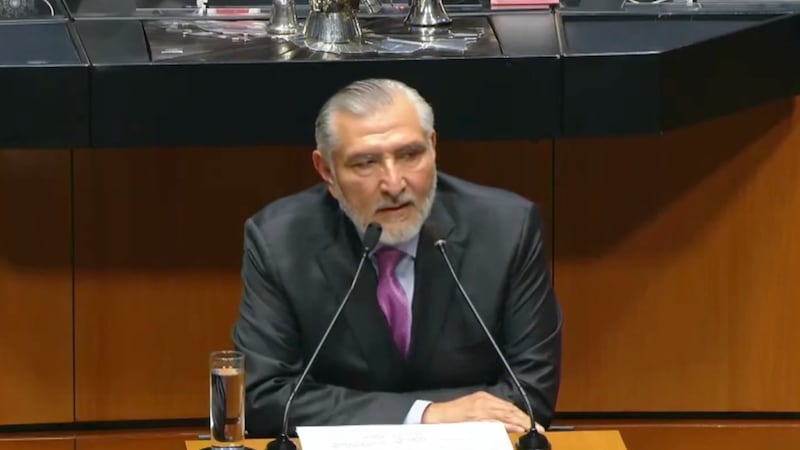VIDEO: Esto dijo Adán Augusto en la Comisión Permanente del Senado