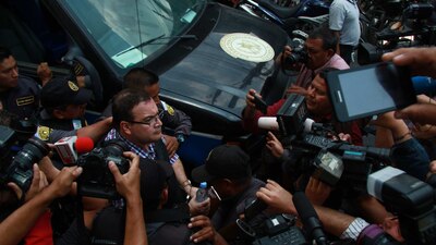 Javier Duarte fue detenido el sábado pasado en un hotel de Guatemala