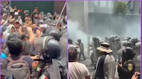 CNTE regresa a la CDMX: protesta avanza con confrontaciones entre maestros y policías