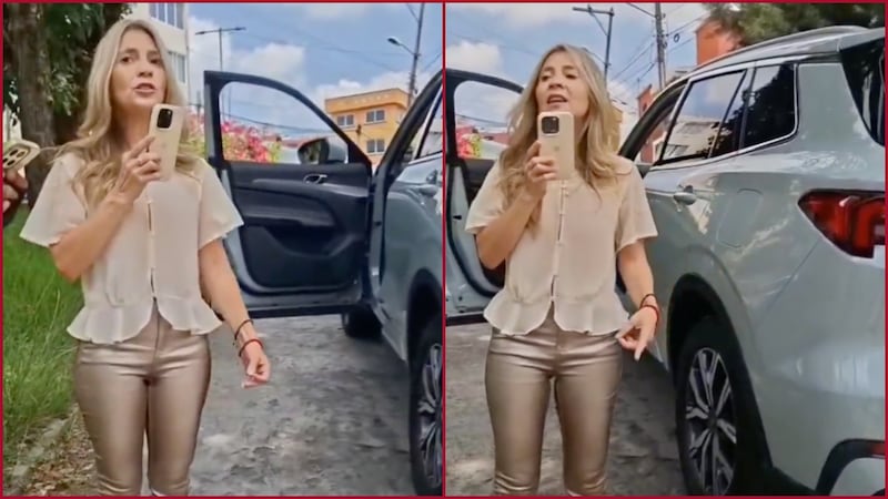 VIDEO: exhiben a diputada de Morena por negarse a pagar a repartidor tras chocar su moto