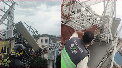 Antena de telecomunicaciones.