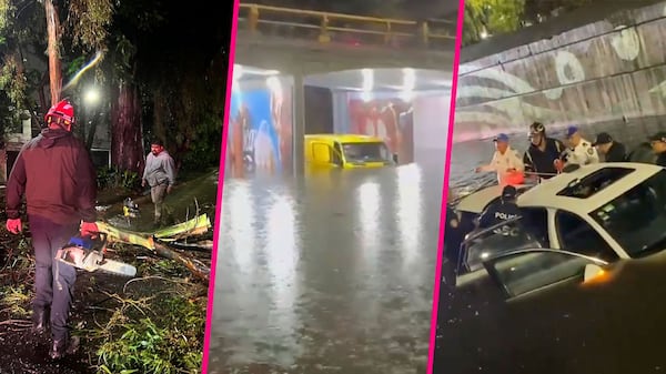 Durante la tarde y noche de este lunes 2 de junio se registraron lluvias intensas en CDMX y Edomex que dejaron cientos de encharcamientos, inundaciones y árboles caídos en ambas entidades; por la noche, la jefa de Gobierno de la ciudad de México, Clara Brugada, informó la activación del Protocolo Metropolitano para la atención coordinada de autoridades ante la persistencia de precipitaciones. Foto: Especial