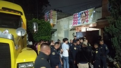 El tráiler fue retenido en la colonia Ajusco, al sur de la Ciudad de México