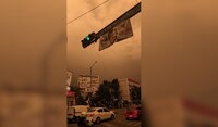 ¿El apocalipsis? Cielo de la CDMX 'se pinta' de naranja antes de la lluvia