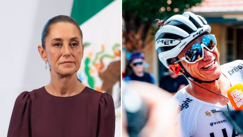 Sheibaum felicita a Isaac del Toro “por su histórico segundo lugar en el Giro de Italia”