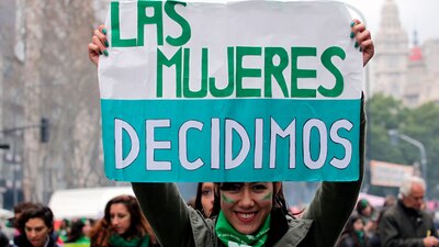 Activistas piden que se respete el derecho a decidir