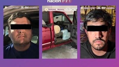 Además, en el operativo detuvieron a dos en posesión de armas de fuego y dos kilos de pastillas de fentanilo