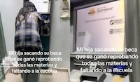 VIDEO: Mujer presume cobro de la beca del Bienestar pese a que su hija “reprobó toda las materias”