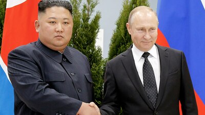 El presiente Vladimir Putin dio la bienvenida al líder norcoreano