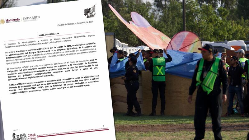 Caso AXE Ceremonia: Secretaría de Hacienda investigará a operador del Parque Bicentenario