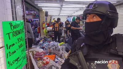 Decomisan piratería del Mundial en Tepito