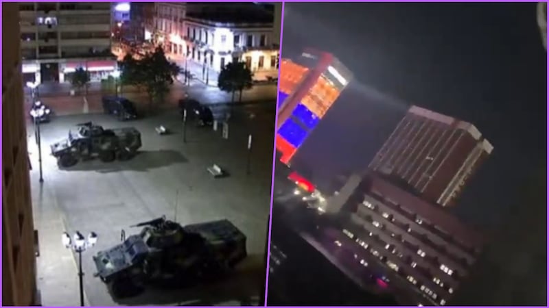 Reportan balazos y despliegue militar en Caracas tras sucesión presidencial en Venezuela