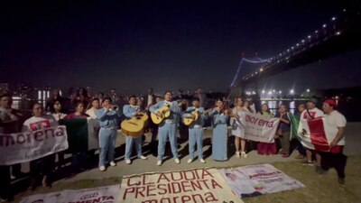 Seguidores de Claudia Sheinbum celebraron a lo grande el cumpleaños de la virtual presidenta electa