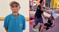 “No hay nada de qué quejarme”: Adulto mayor tacleado durante carrera rompe el silencio tras incidente