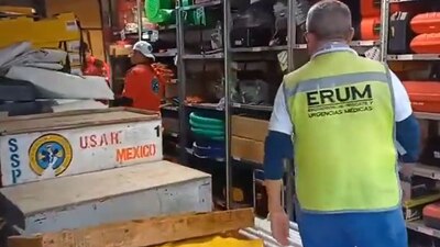 Preparándose para tener todo listo para apoyar a los damnificados en Guerrero