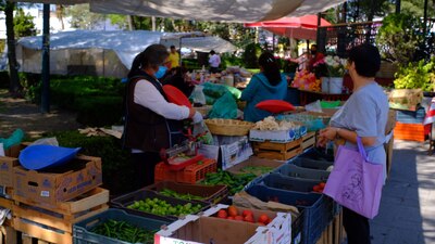 Los tianguis sobre ruedas tampoco han parado en la emergencia.
