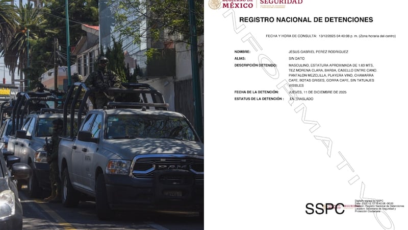 Detienen a Jesús Gabriel ‘N’, acusado de lavado de dinero junto a García Luna