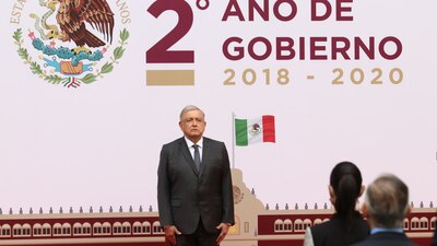 ¿Quiénes estuvieron presentes durante el informe que AMLO dio por su segundo como presidente? Te decimos