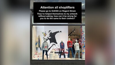 El artista se pronunció contra este local ubicado en la calle Regent, en Londres.