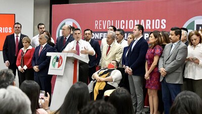 El líder priista criticó a MC por bajarse de la contienda en Edomex y Coahuila