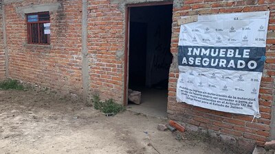 El inmueble fue asegurado por parte de electos de seguridad