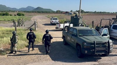 Marinos, Militares y GN colaboraron en el operativo en Sinaloa