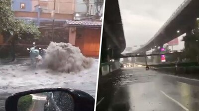 Varias zonas del sur de la CDMX tuvieron que cerrar por las inundaciones