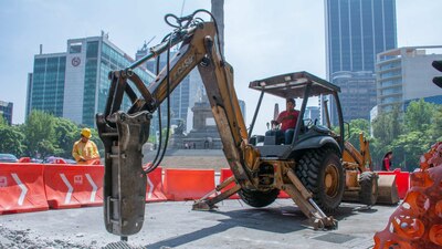 Las obras para la construcción de la séptima línea se mantenían vigentes días atrás