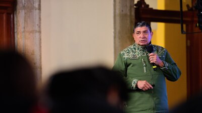 El titular de la Sedena destacó que se han decomisado 33 drones