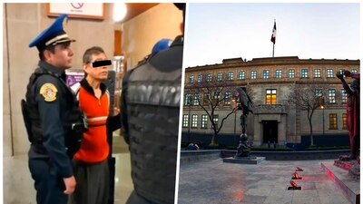 El hombre fue detenido por elementos de la SSC-CDMX