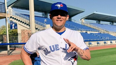 Roberto Osuna es jugador de los Blue Jays de Toronto, Canadá