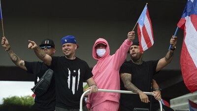 Bad Bunny, Residente y Ricky Martin encabezaron las protestas en la isla