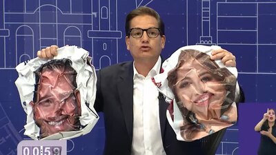 Explicó que por cada pendón propagandístico se requiere utilizar 91 litros de agua