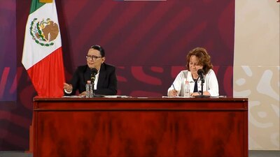 Así lo afirmó Rosa Icela Rodríguez en conferencia de prensa